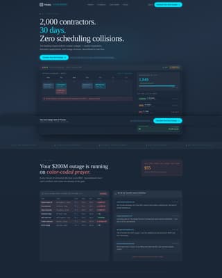 Nuclear Vertical SaaS Professional Website Template