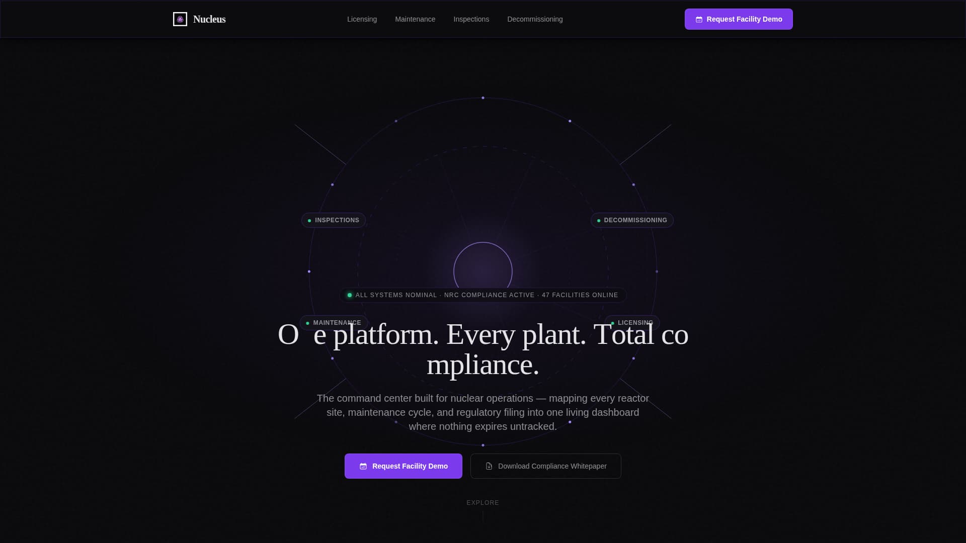 Nuclear Vertical SaaS Advanced Professional Website Template