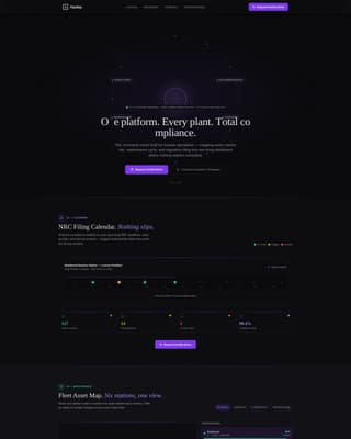 Nuclear Vertical SaaS Advanced Professional Website Template