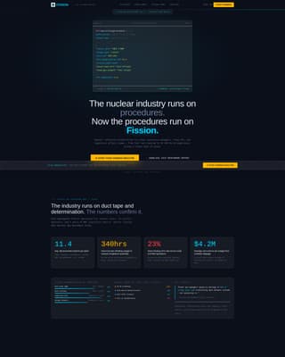 Nuclear Vertical SaaS Specialist Professional Website Template