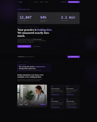 Nutrition Vertical SaaS Booking Website Template