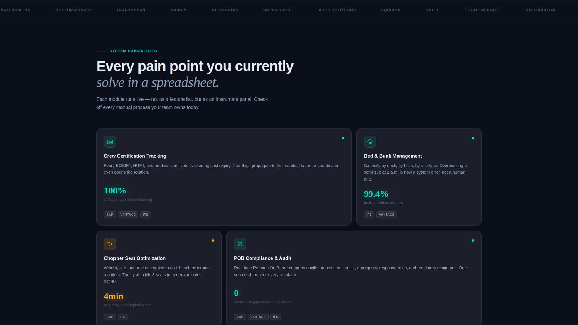 Offshore Vertical SaaS Professional Website Template