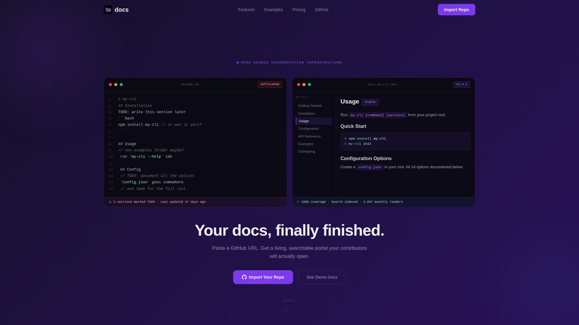 Product Documentation Professional Website Template