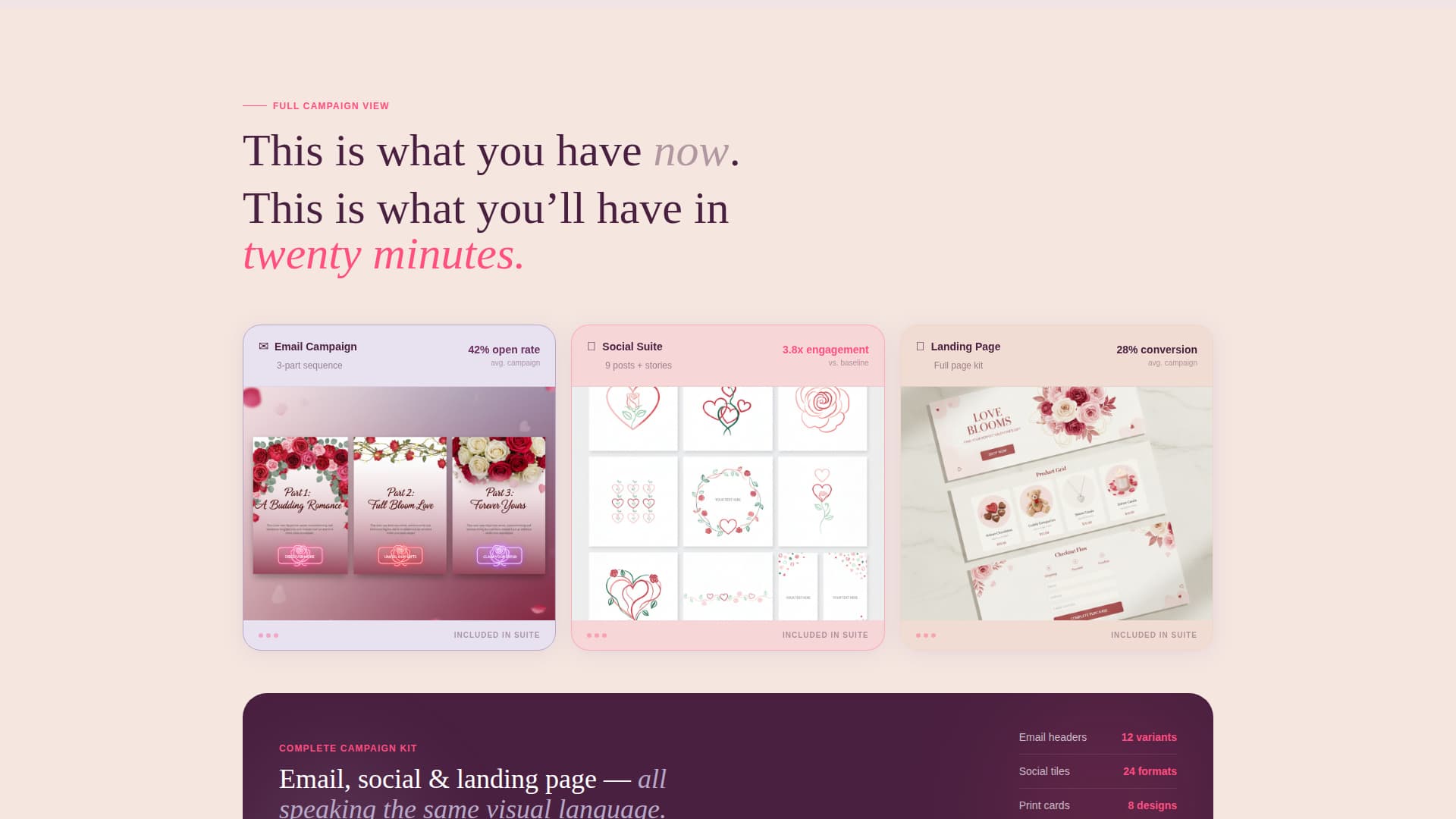 Swoon - Irresistible Valentines Landing Page Template