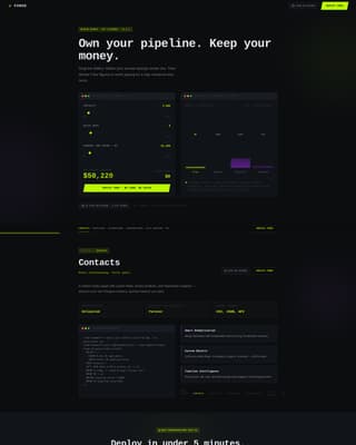 Forge - Powerful CRM Landing Page Template