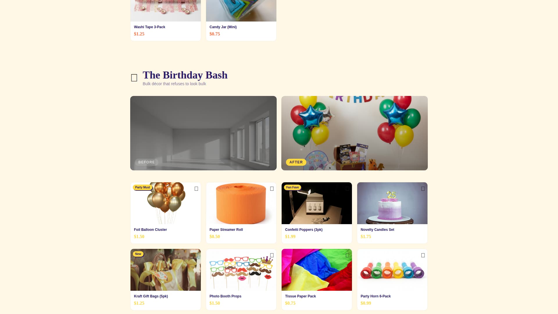 Haul - Vibrant Varietystore Landing Page Template