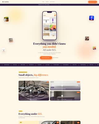 Sundries - Irresistible Varietystore Landing Page Template