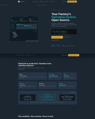 Open-Source Enterprise Software Specialist Professional Website Template