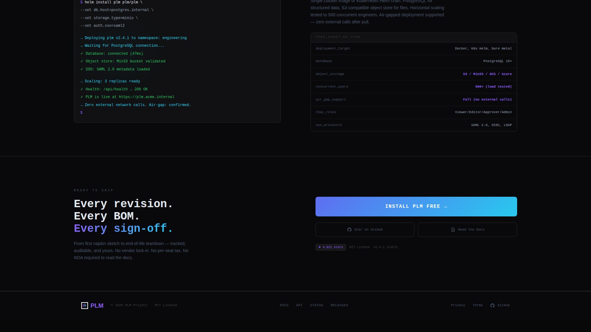 Open-Source Enterprise Software Pricing Website Template