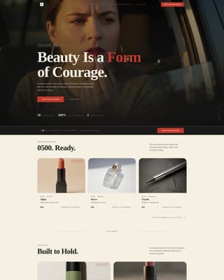 Cadence - Bold Veteranowned Landing Page Template