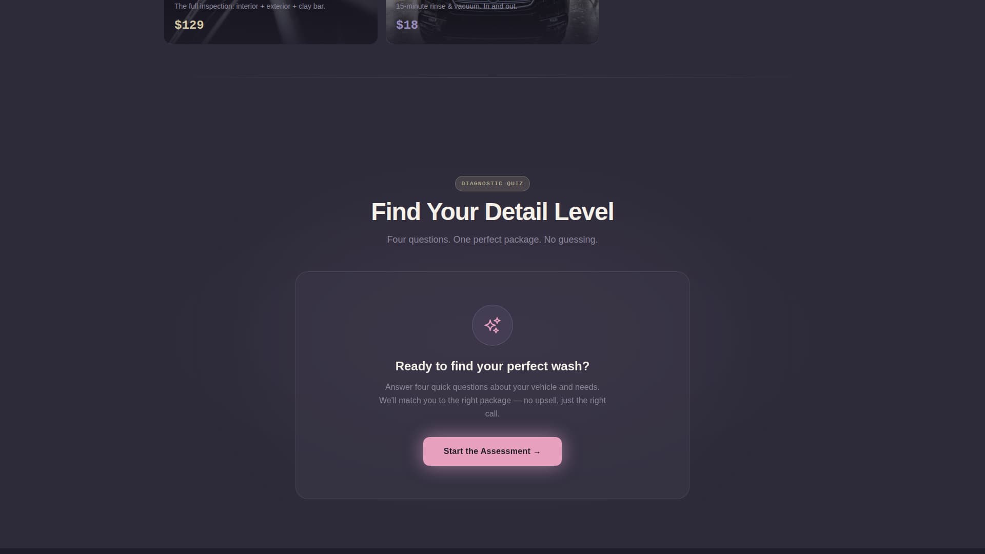 Formation - Veteran Carwash Landing Page Template