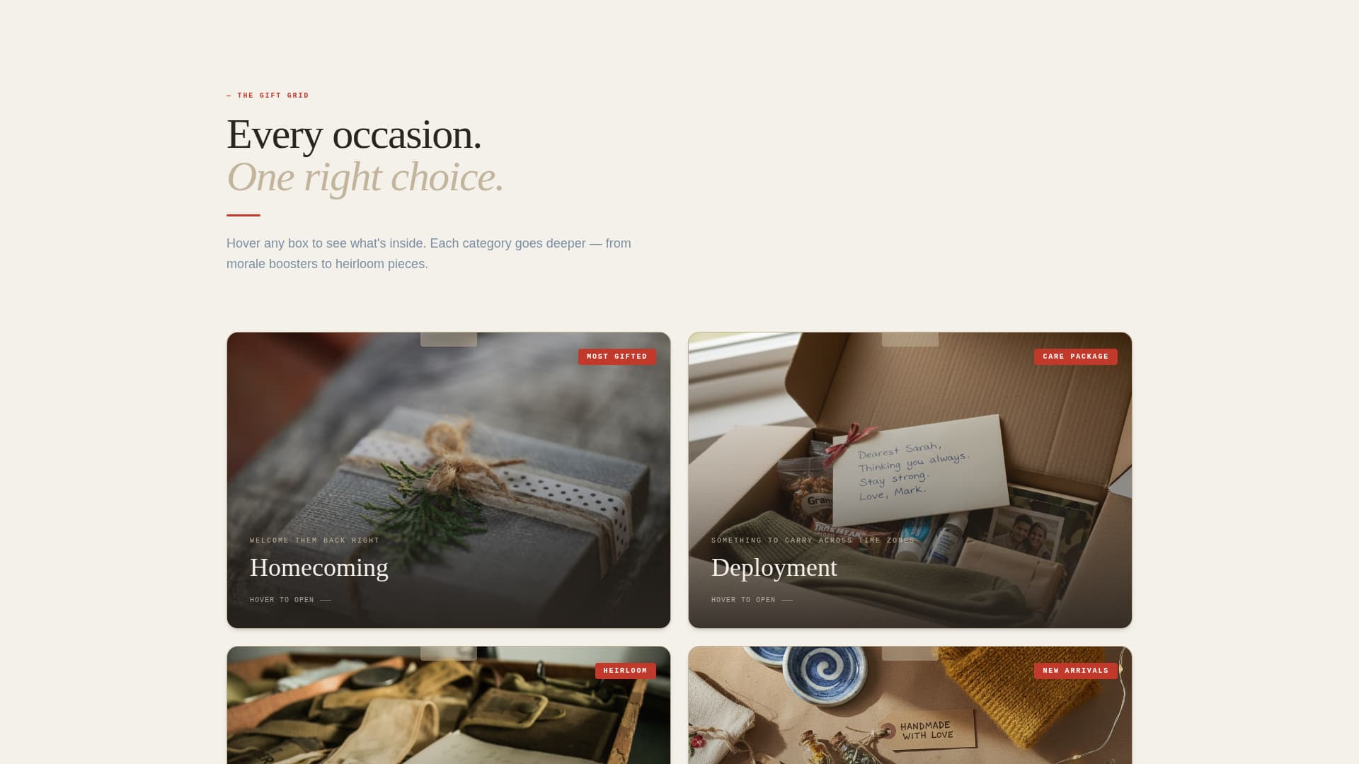 Foxhole - Heartfelt Veterans Landing Page Template