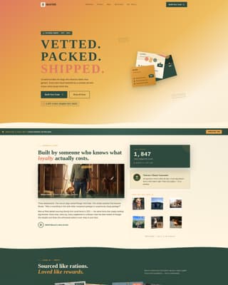Muster - Veteranowned Petshop Landing Page Template