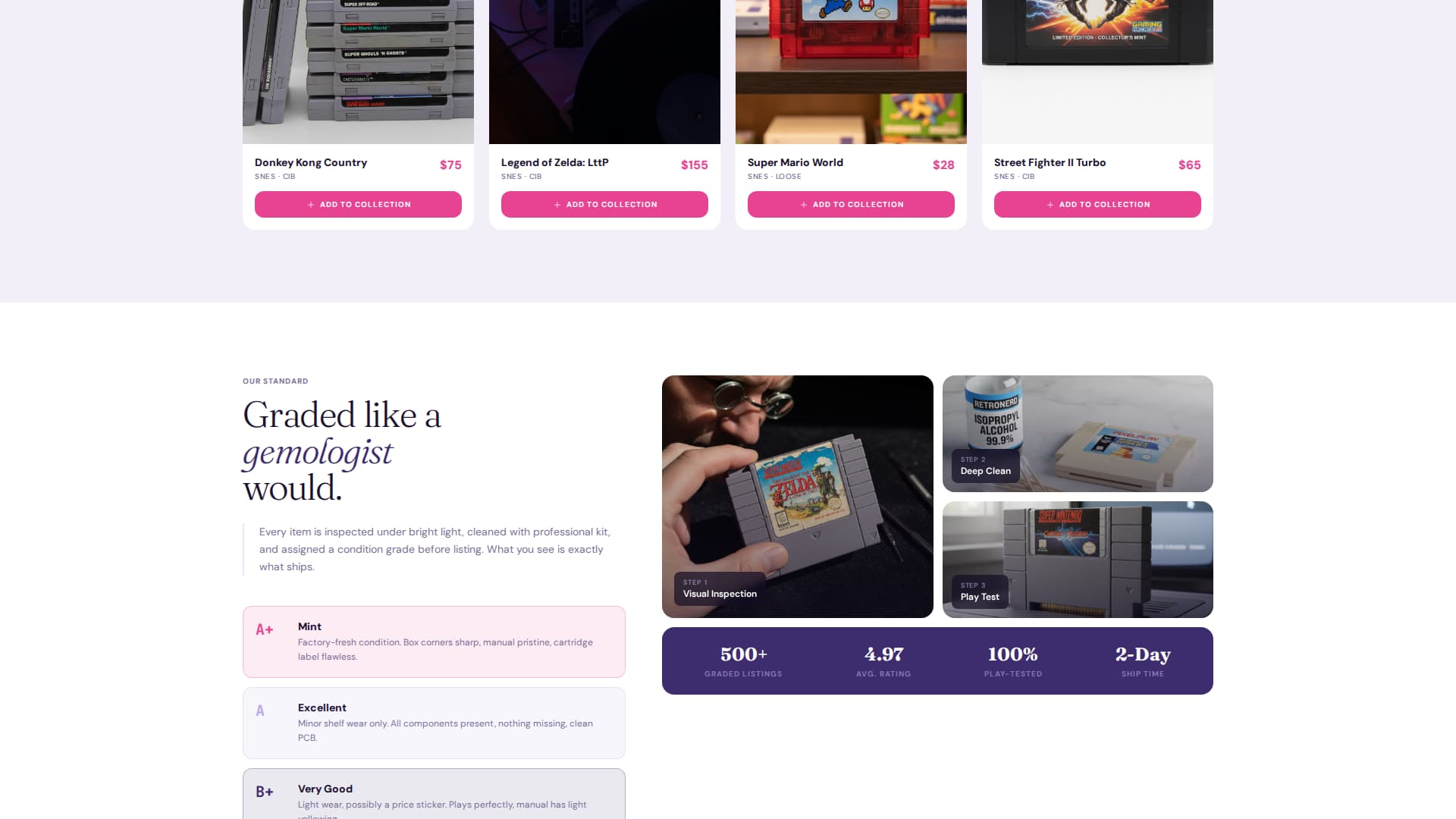 Cartridge - Nostalgic Retro Landing Page Template