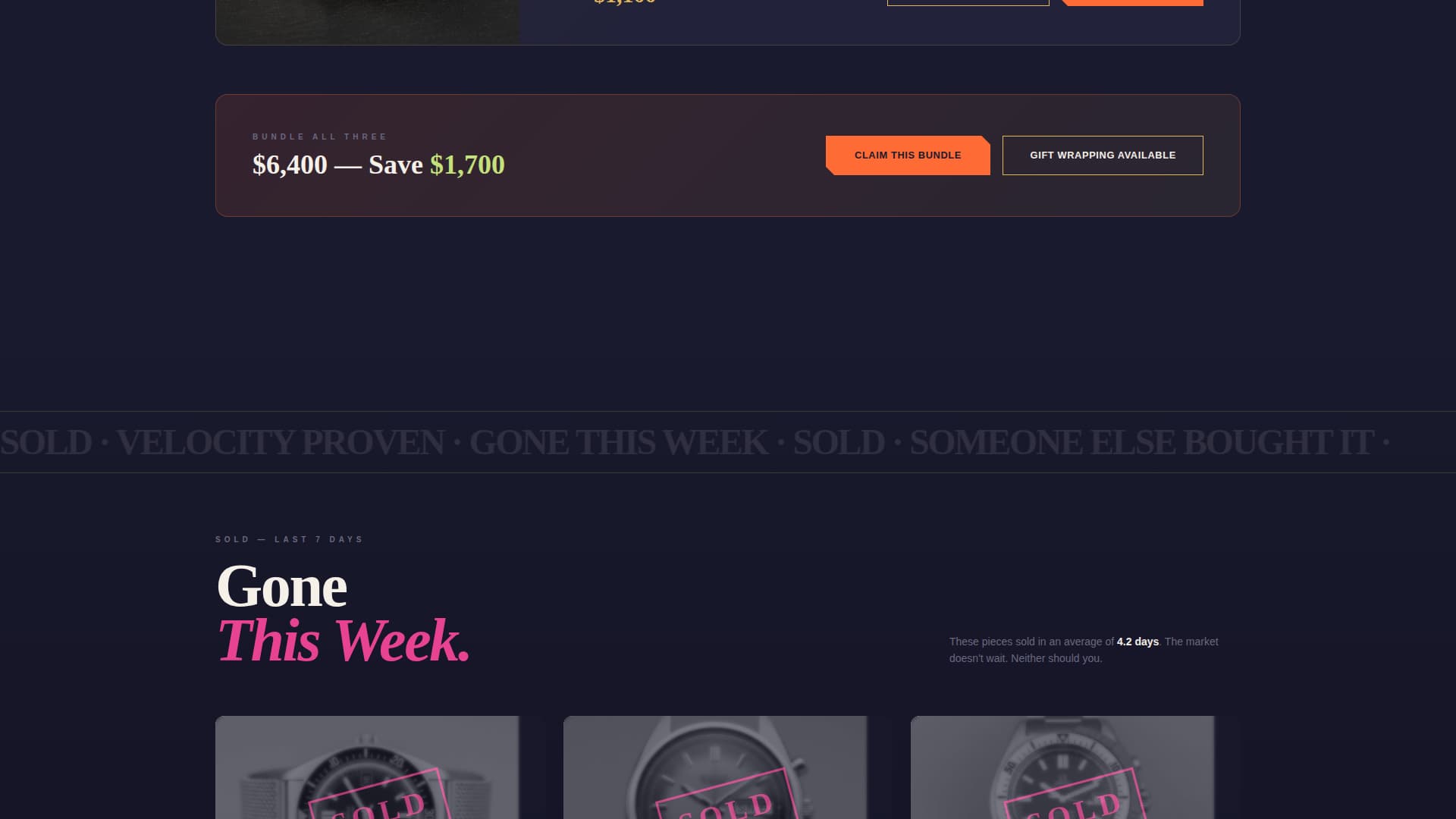 Chronograph — Premium Vintage Watch Landing Page Template