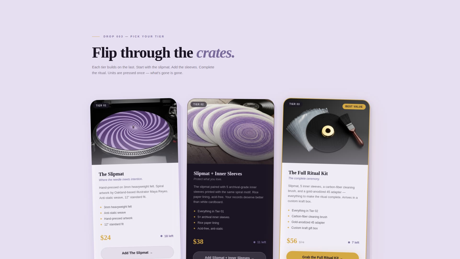 Groove - Retro Vinyl Landing Page Template