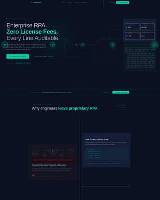 Open-Source Enterprise Software Complete Professional Website Template