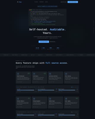 Open-Source Enterprise Software Advanced Professional Website Template