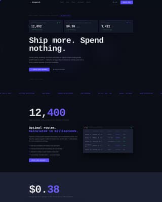 Velocity — Intelligent Transportation Management Landing Page Template