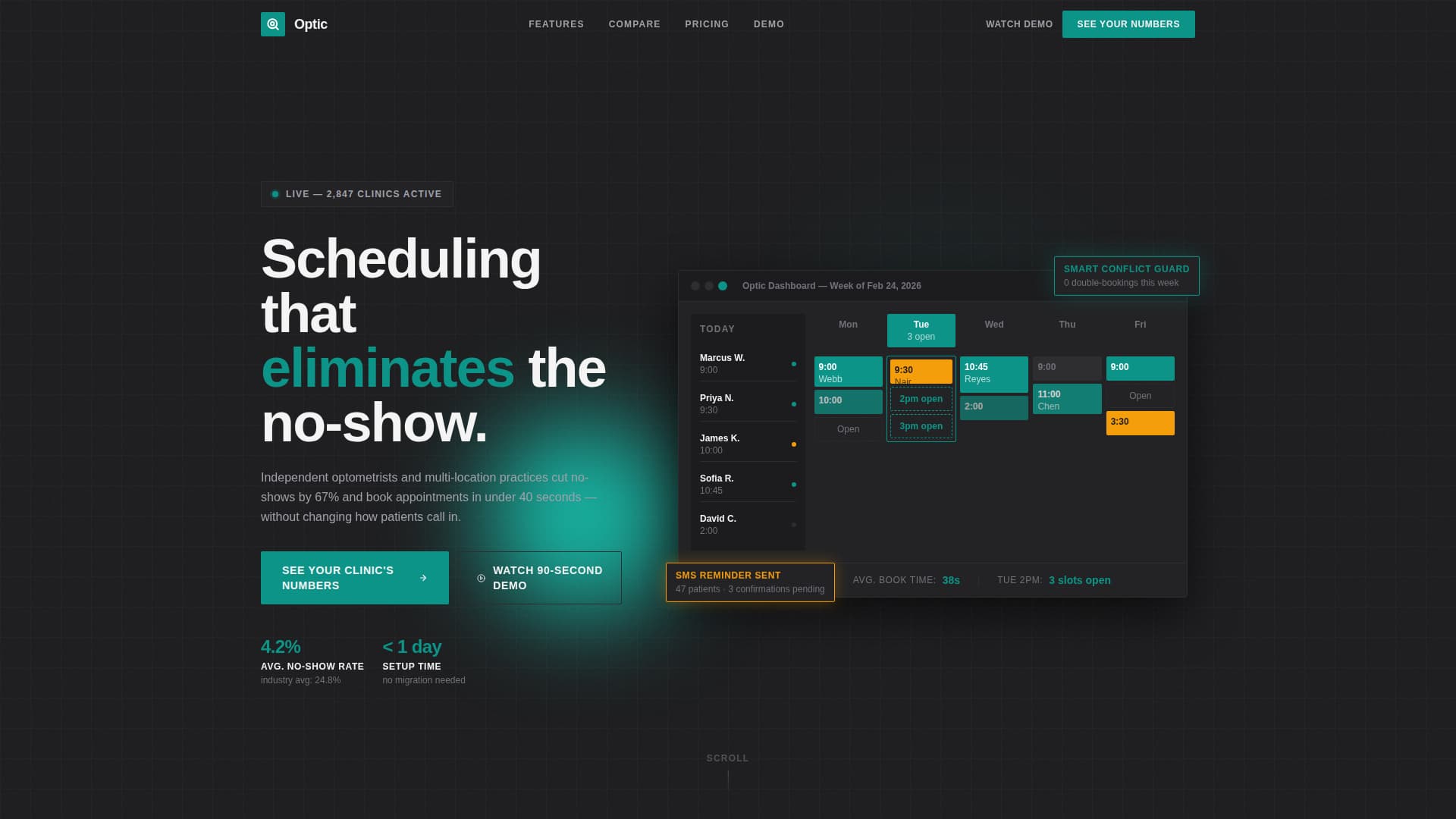 Acuity — Proven Eye Health Landing Page Template