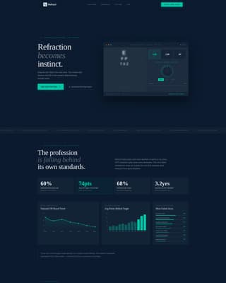 Optometry - Modern Course Landing Page Template