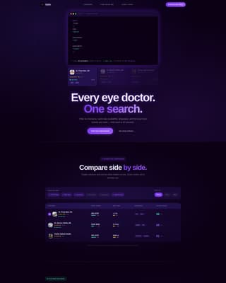 Vision — Expert Eye Care Practice Landing Page Template