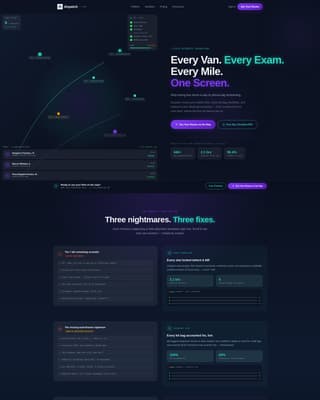 Dispatch - Powerful Optometry Landing Page Template