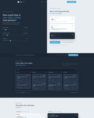 Triage - Streamlined Optometry Landing Page Template
