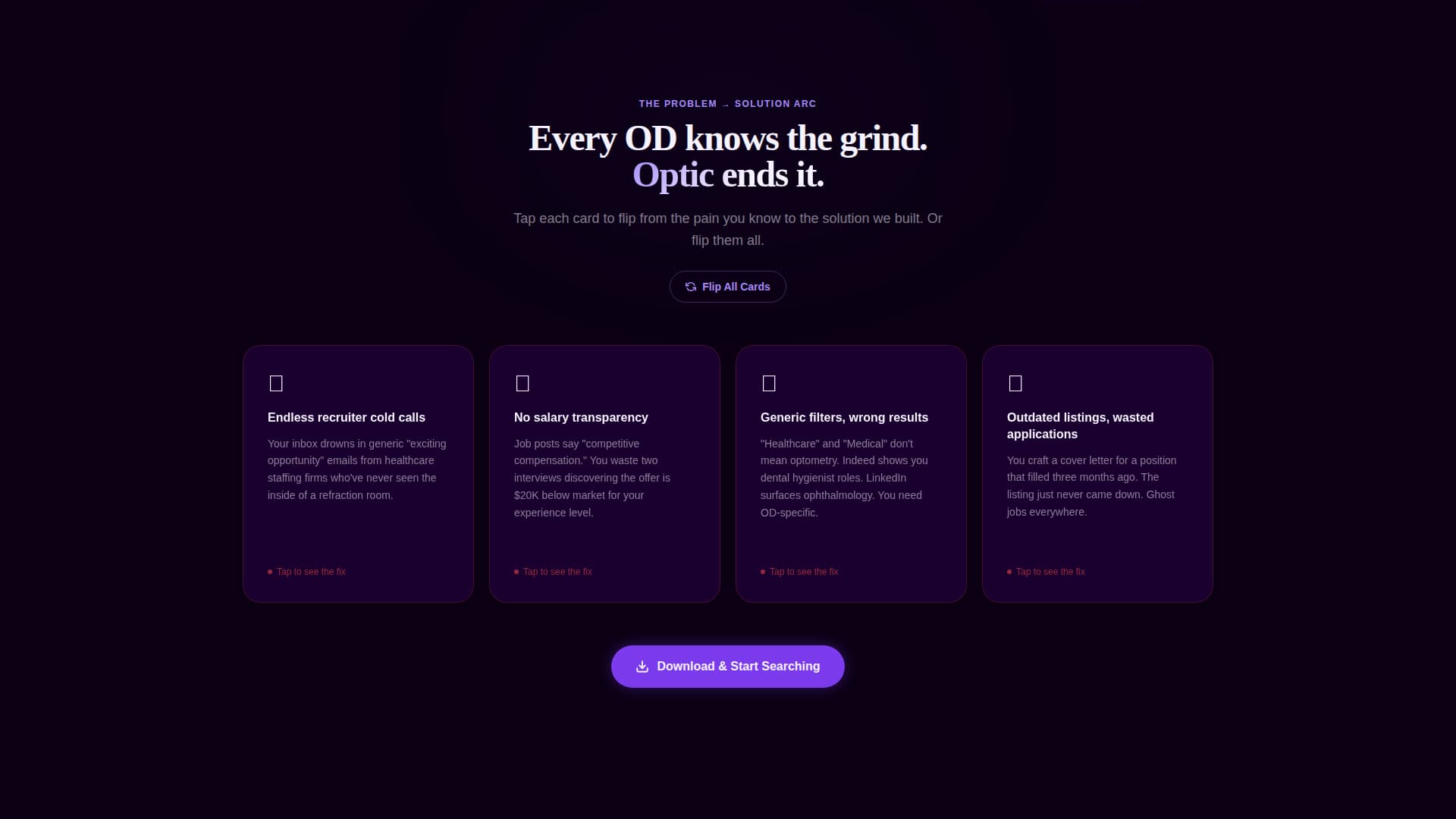 Optic - Dynamic Optometry Landing Page Template