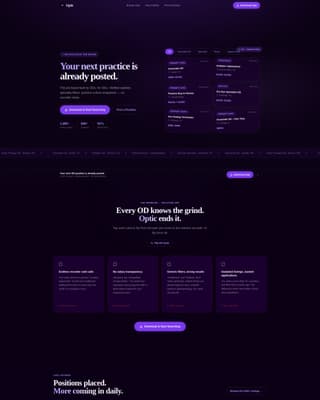 Optic - Dynamic Optometry Landing Page Template