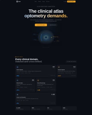 Optic - Precise Optometry Landing Page Template