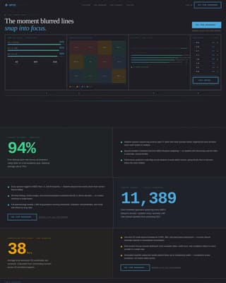 Optic - Brutalist Optometry Landing Page Template