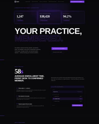 Spectrum — Authoritative Optometric Care Landing Page Template