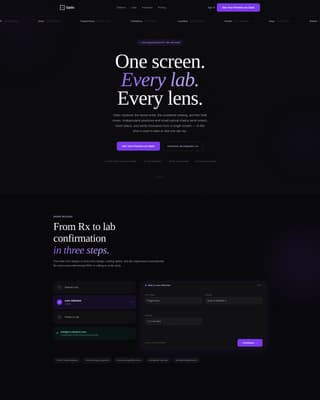 Optic - Streamlined Optometry Landing Page Template