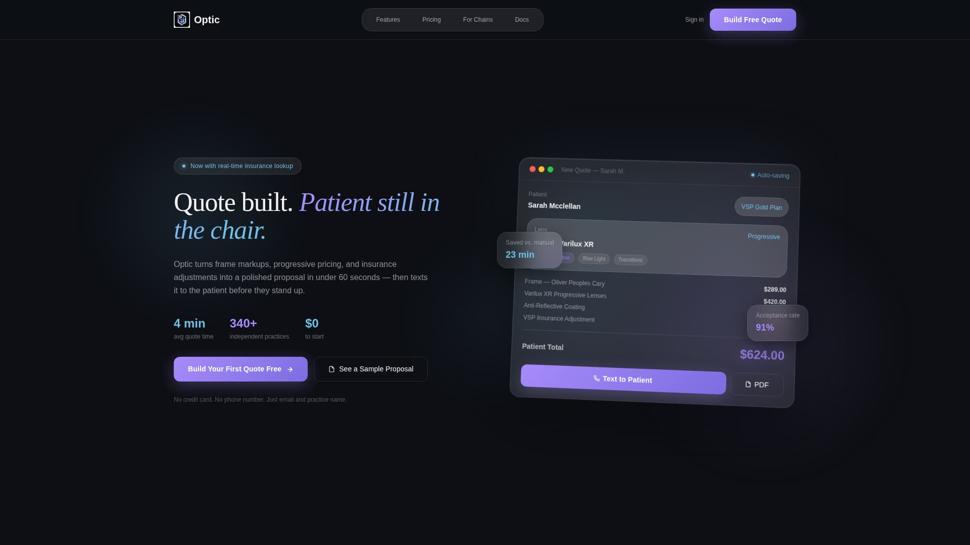 Focus — Expert Vision Correction Landing Page Template