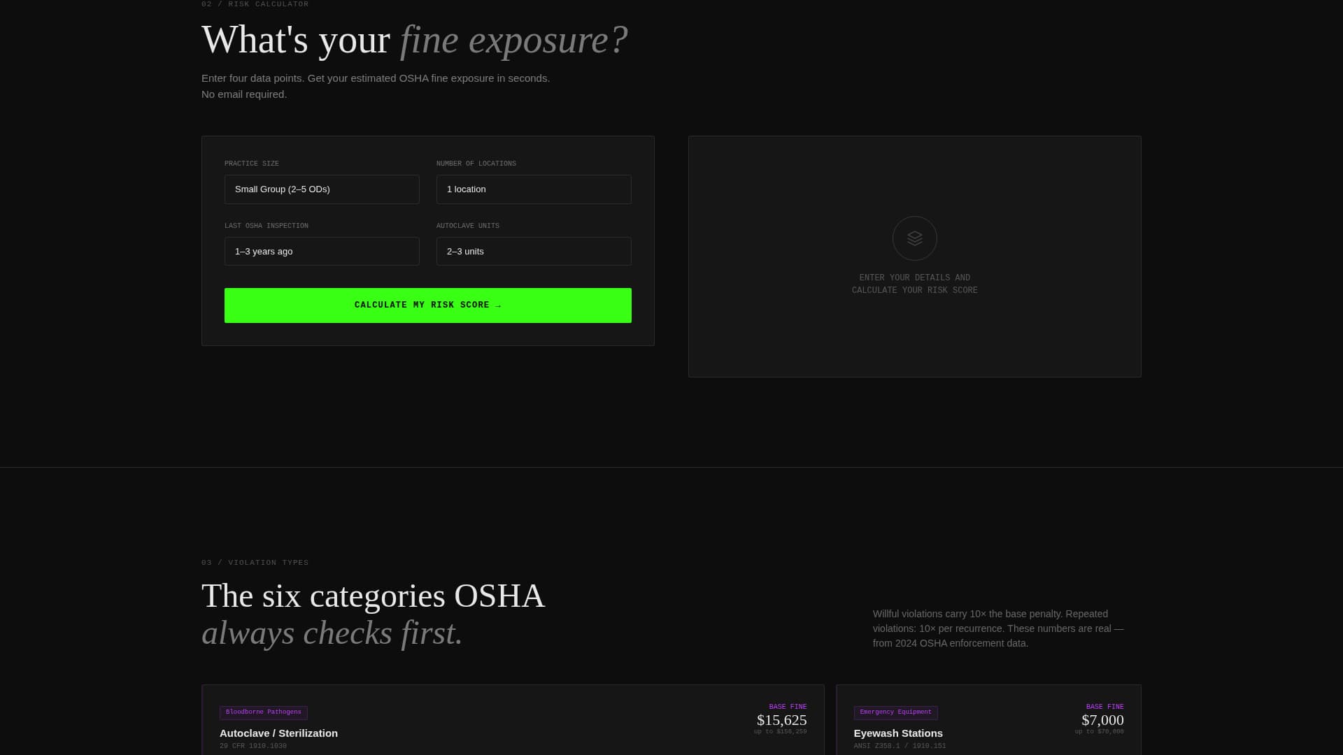 Comply - Powerful Optometrysafety Landing Page Template