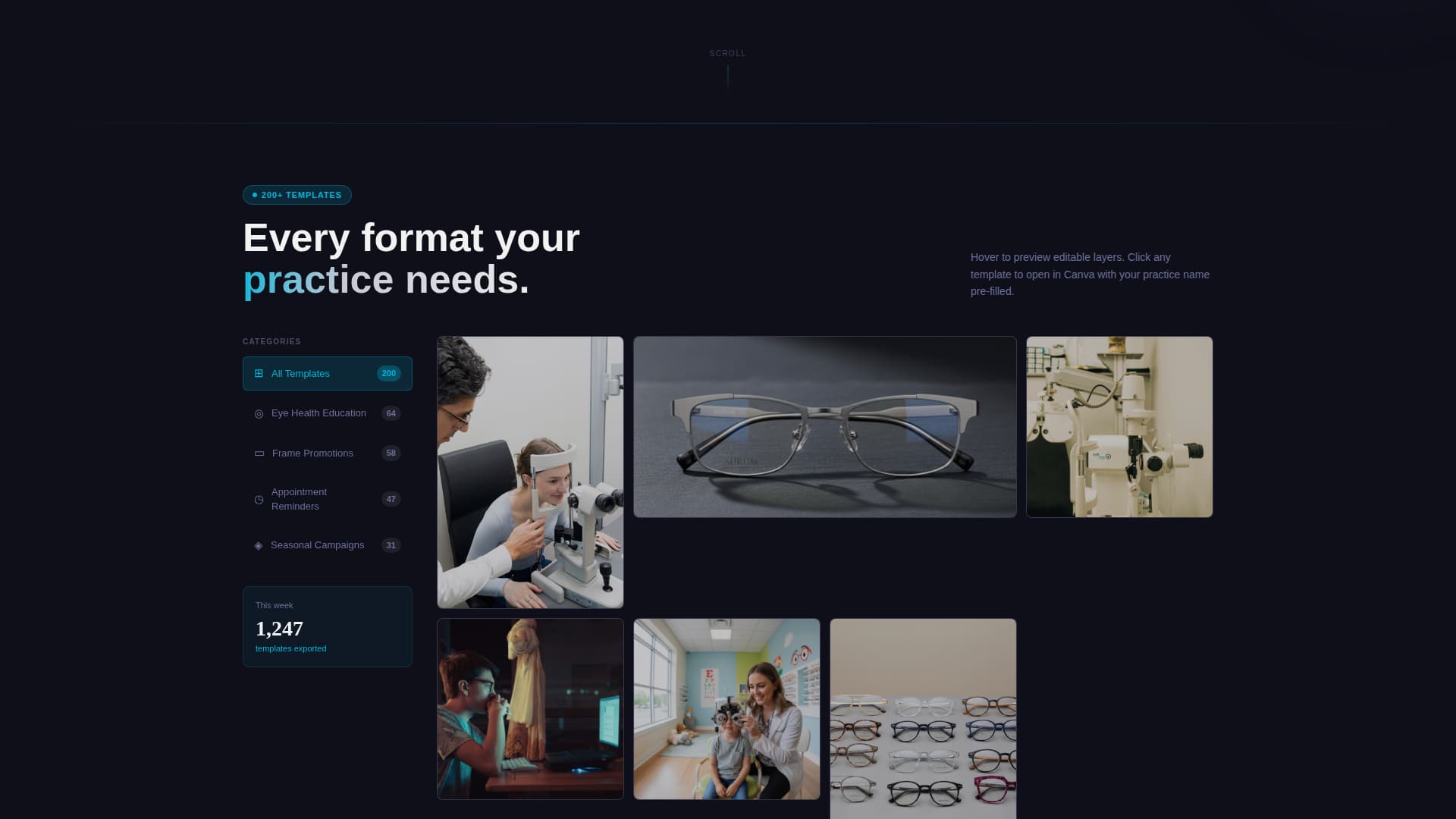 Refocus — Verified Pediatric Eye Care Landing Page Template