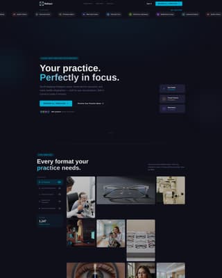 Refocus — Verified Pediatric Eye Care Landing Page Template