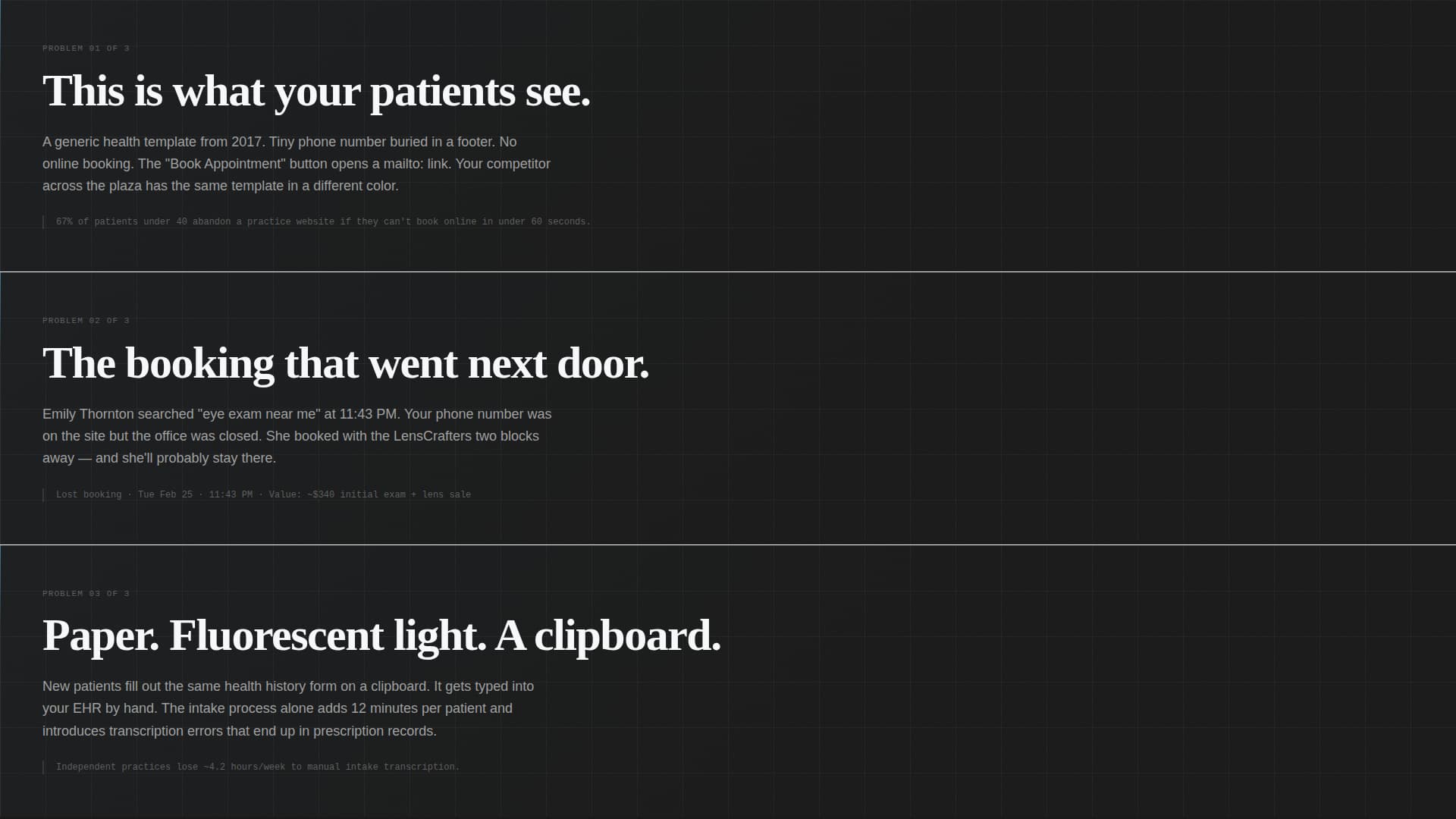 Prism — Results-Driven Contact Lens Landing Page Template