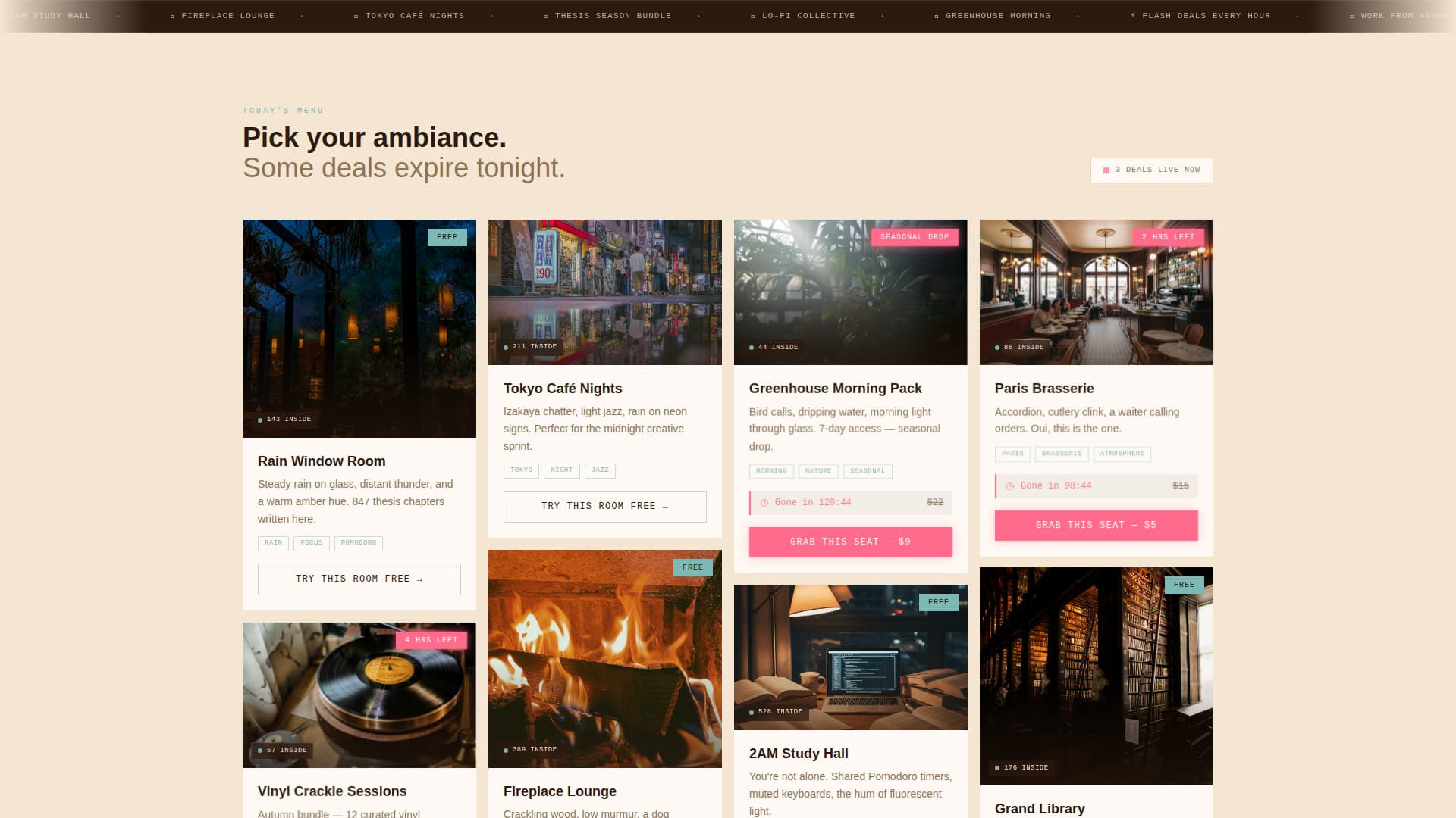 Brew - Cozy Caf Landing Page Template