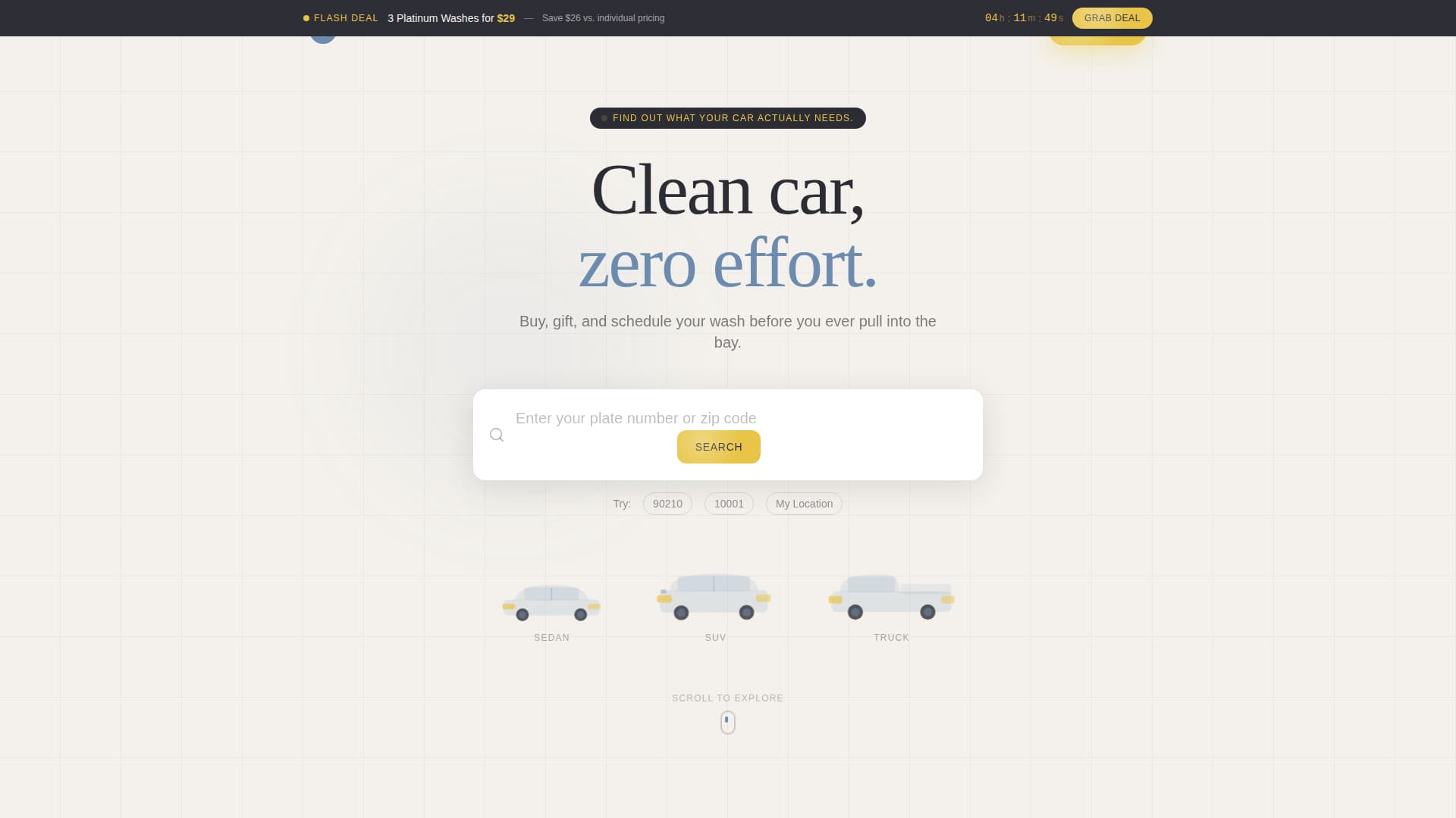 Suds - Touchless Carwash Landing Page Template