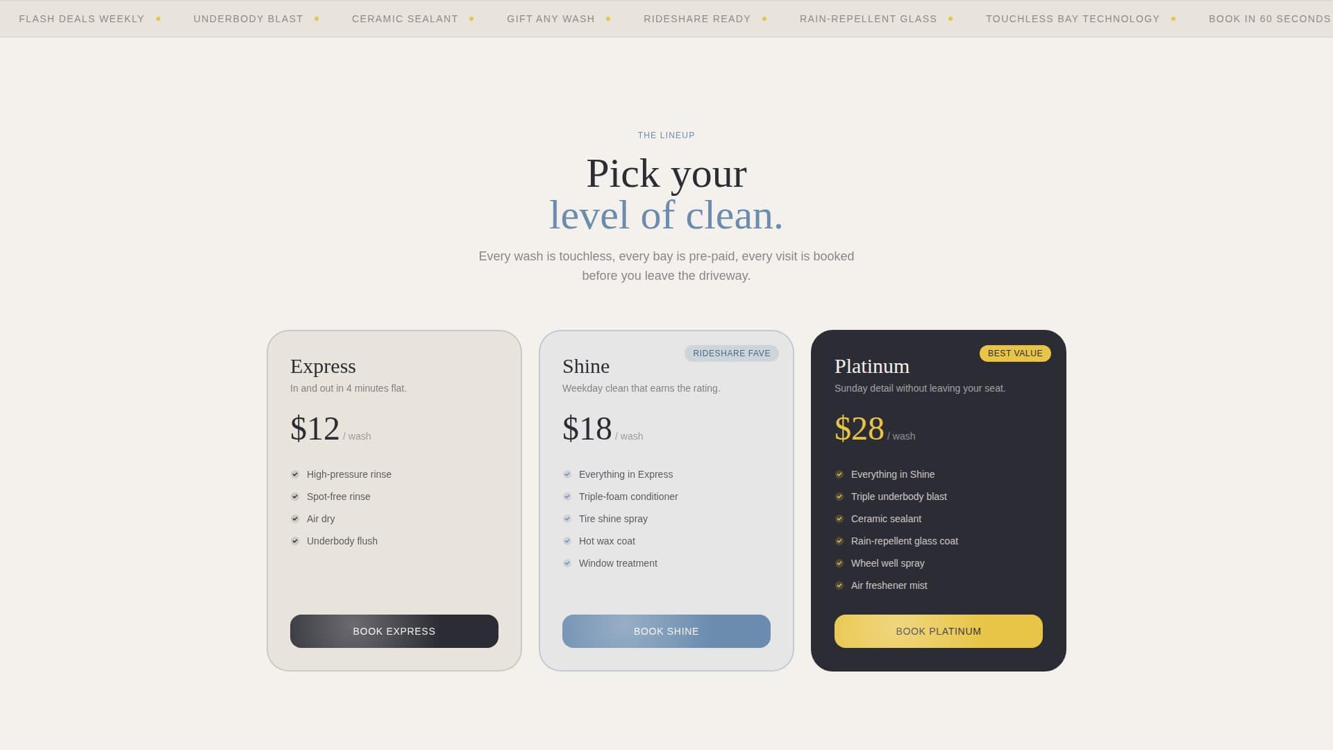 Suds - Touchless Carwash Landing Page Template