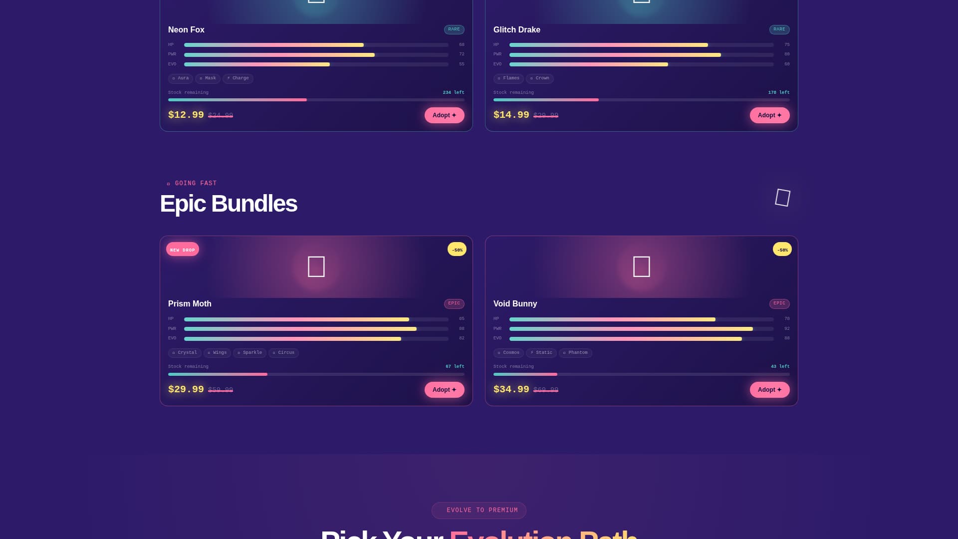 Adopt - Nostalgic Pet Landing Page Template