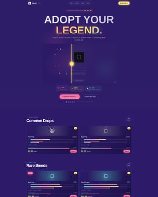 Adopt - Nostalgic Pet Landing Page Template