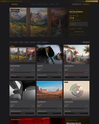 Stockwall - Wholesale Wallart Landing Page Template