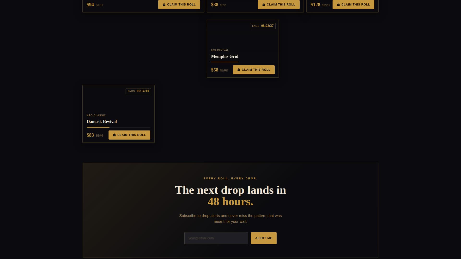 Papier - Bold Wallpaper Landing Page Template