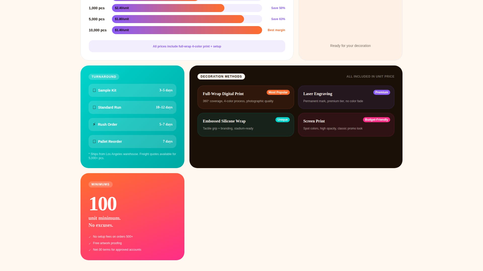 Cistern — Trusted Beverage Container Landing Page Template