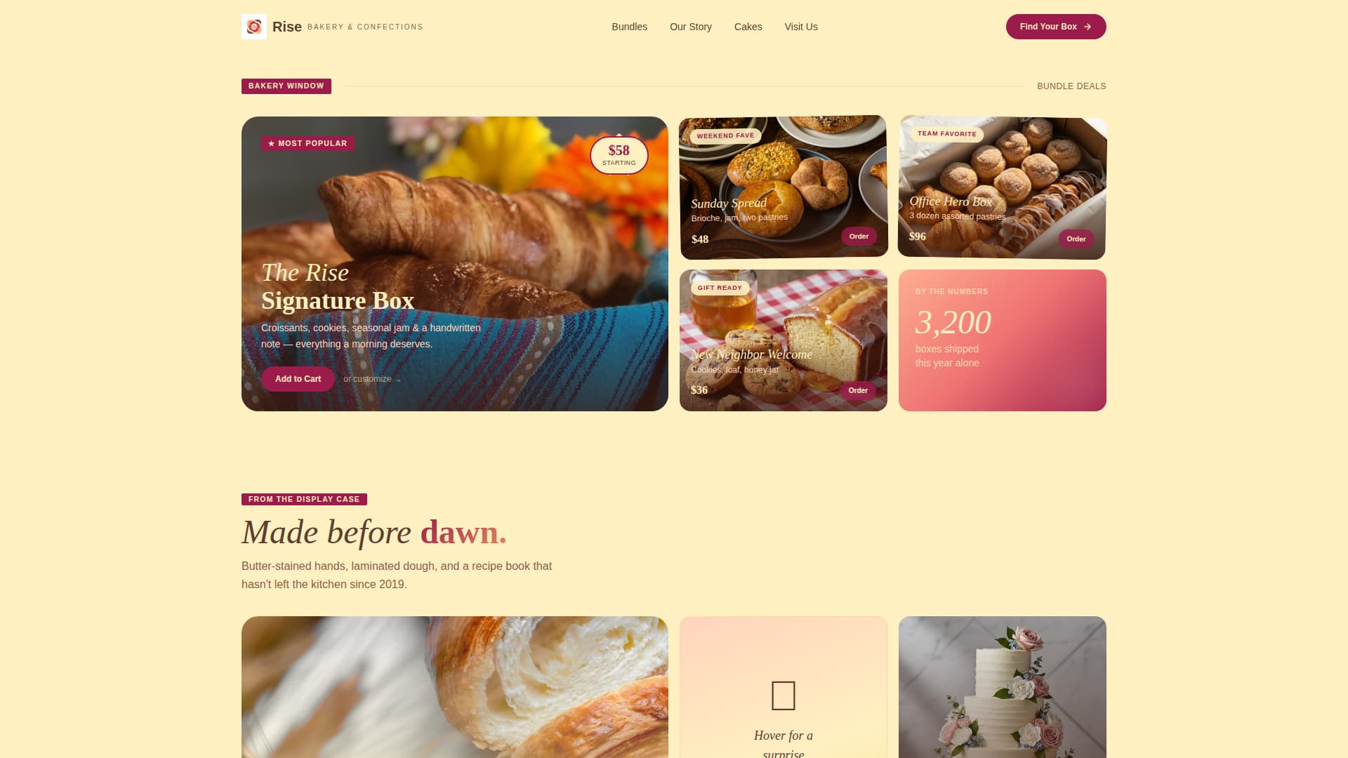 Leaven — Legendary Boulangerie Landing Page Template