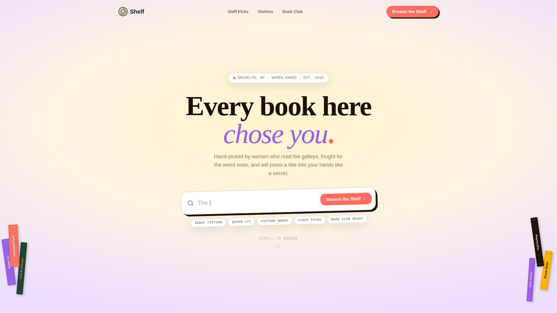 Woman-Owned Business Booking Website Template
