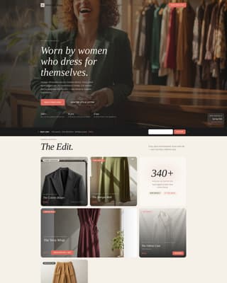 Thread - Boutique Womensfashion Landing Page Template